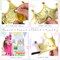 22 Pcs DIY Crowns Set Include 12 Pcs Foam Princess Crowns and 10 Pcs Crystal Diamond Sticker for Kids